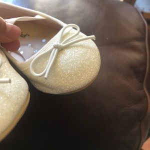 Toddler girl glitter flats